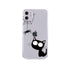 Cute Cartoons Black Cat Transparent Phone Cover For Iphone 14 14promax 14plus 13promax 13 12 11 Shockproof Clear Phone Case Adorable Soft Girls Print Cat Design Clear Cute Flexible Silicone Phone Case