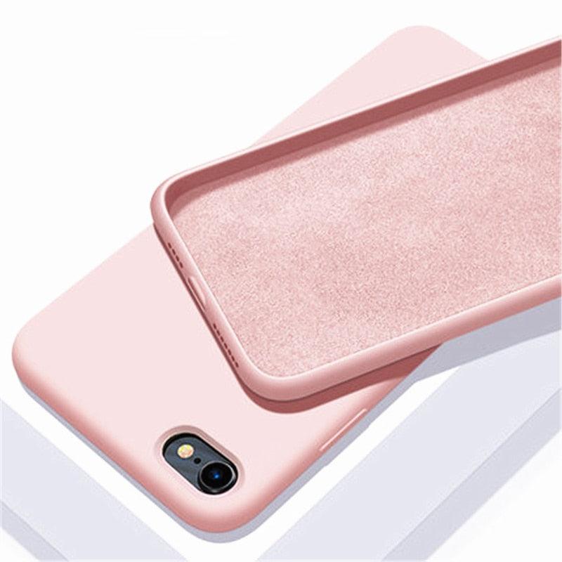 Soft-Touch Full-Body Protection Case For iPhone Case for iPhone 14 13 12 Pro Max Mini Cover Silicone Phone Case for iPhone Flexible Ergonomic Case Design  for iphone