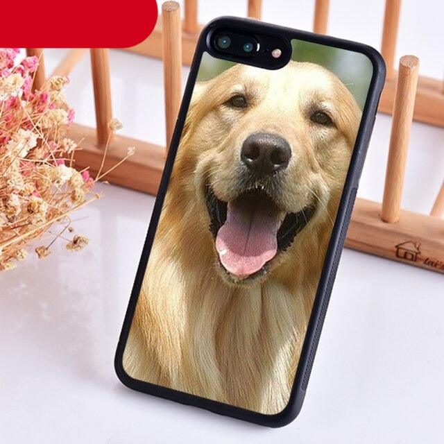 Golden Retriever Dog Cute Puppy Phone Case For Iphone 14 5 6 7 8 Plus X Xr Xs 11 12 13 Pro Max  Ultra Full Protective Liquid Silicone Case Back Cover For Iphone