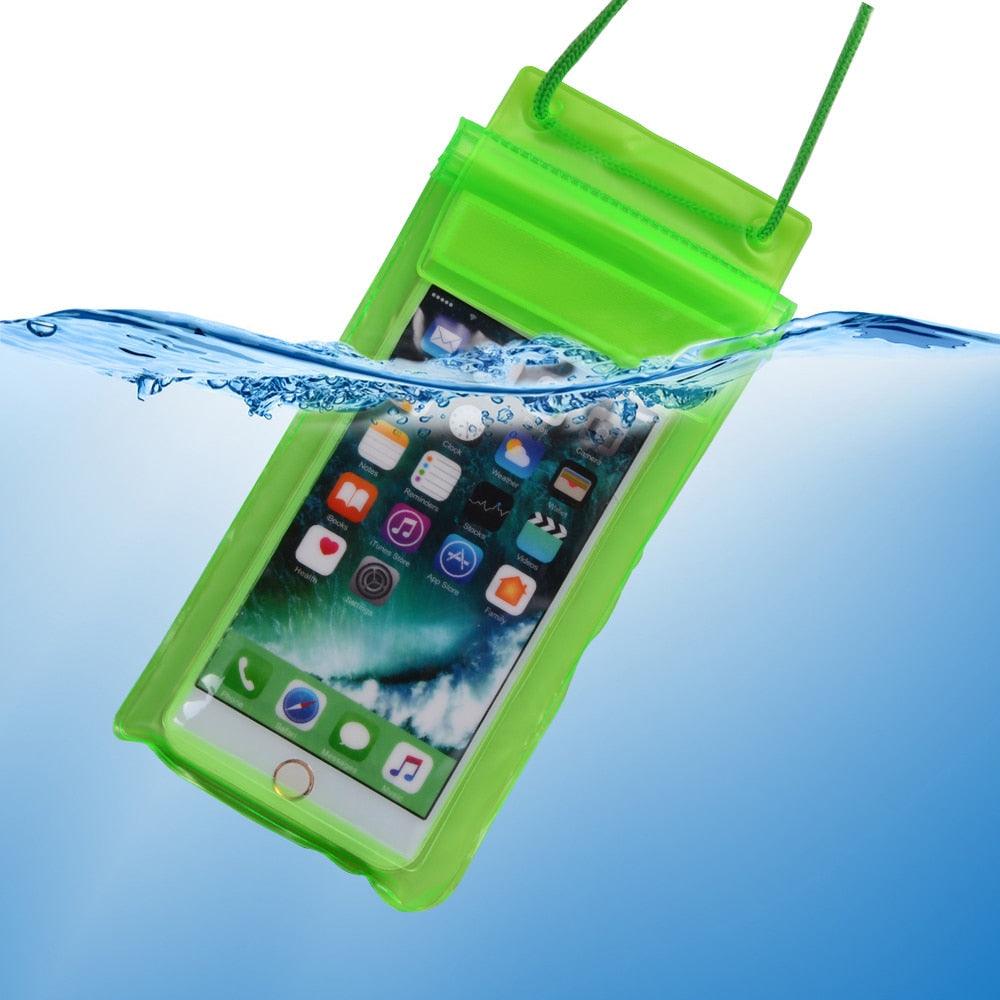 Universal Waterproof Case For iPhone X XS MAX 8 7 Cover Pouch Bag Cases Water proof Phone Case Phone Pouch for Underwater Pictures and Video Recording Waterproof Phone Compatible with iPhone