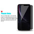 3PCS Anti-spy Protective Tempered Glass for IPhone 11 12 13 14 Pro Max 12 Mini X XS XR 6 6S 7 8 Plus Privacy Screen Protectors Anti-Spy HD Tempered Glass Shatterproof Shockproof Screen Protector