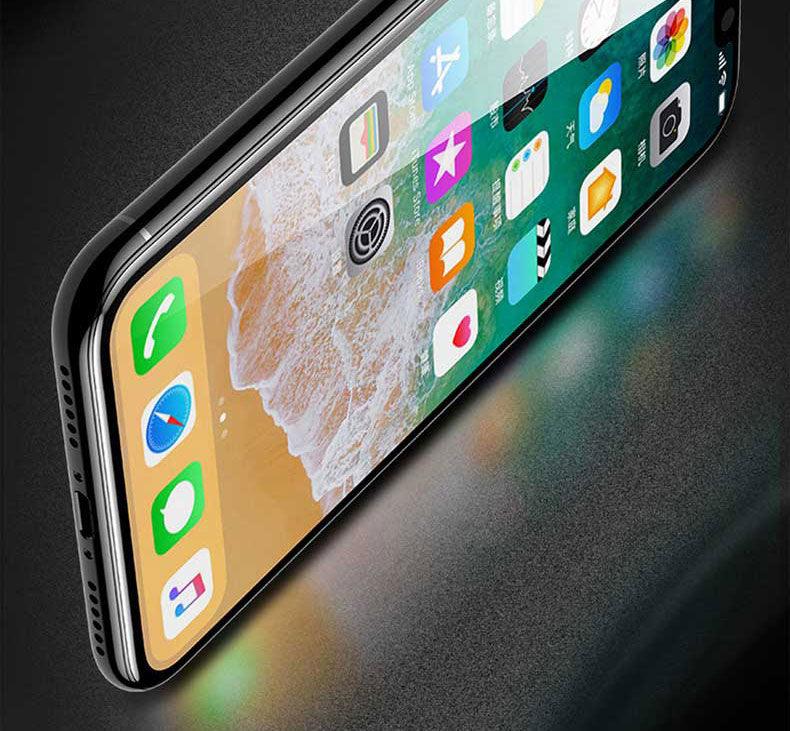 2000D Curved Edge Tempered Glass For iPhone SE 2020 6 6S 7 8 Plus Full Cover Glass on iPhone 11 Pro XS Max X XR Screen Protector Screen Protector No Side Bezel Easy Installation Frame 3X Stronger Screen Protector