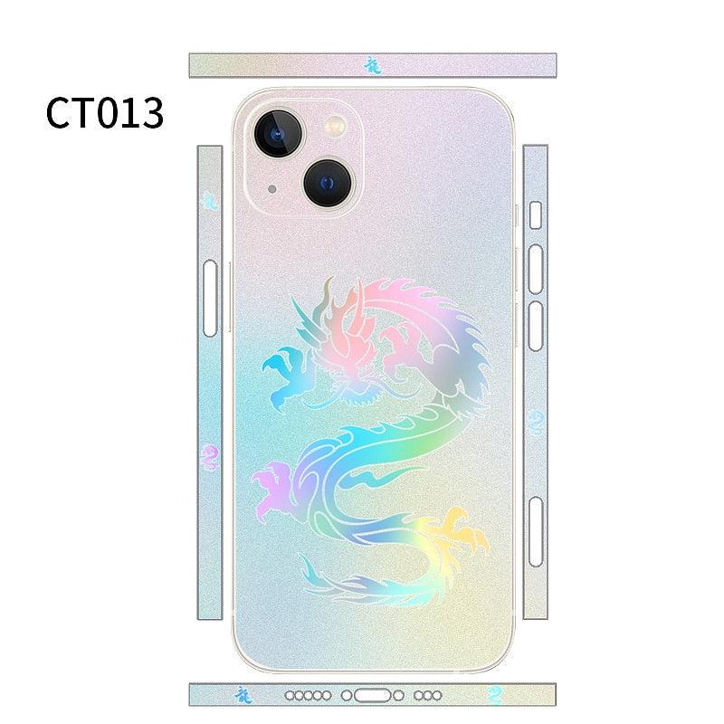 Back Film For iPhone 13 12 Pro Max Mini Protector Sticker Case For iphone 12pro 13Pro 13mini 12 mini Transparent Laser Card Durable High Quality Back Film For iPhone - Hamna2500 - - Stevvex.com