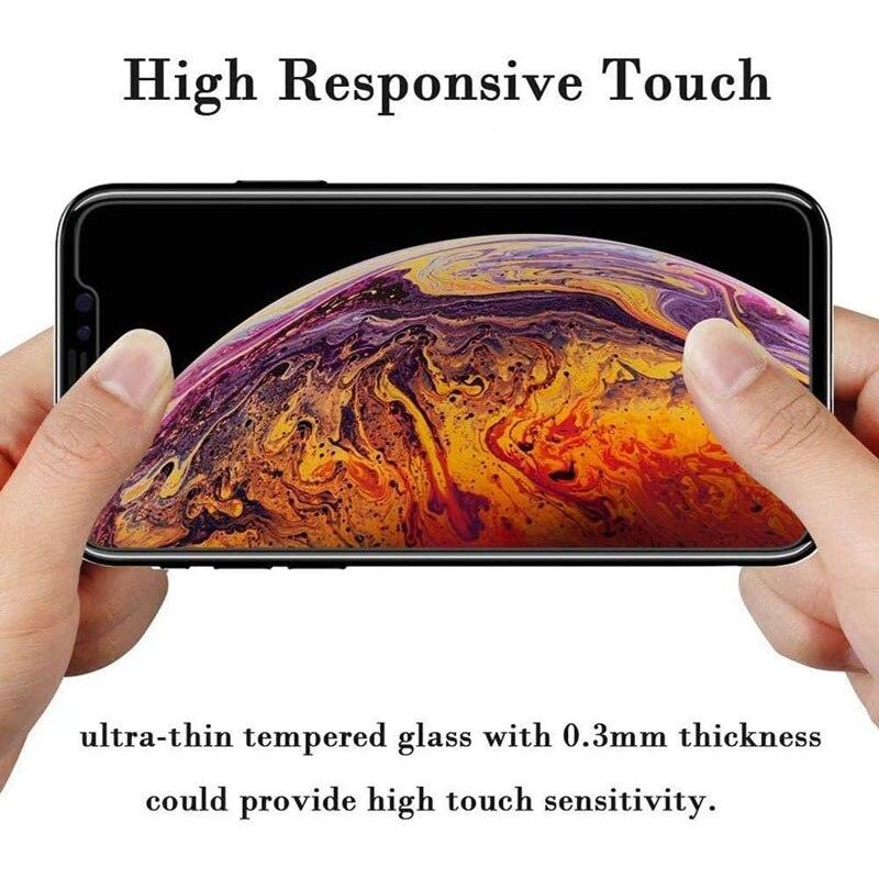 2Pcs Privacy Screen Protectors for iPhone 13 12 11 Pro XS Max 12Mini XR SE2020 Anti-spy Tempered Glass for iPhone 6S 7 8 Plus Screen Protector Tempered Glass Anti Spy Privacy Glass Screen Protector For iPhone