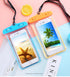 Universal Simple Colorful Waterproof Case For iPhone Cover Bag Cases For Phone Water proof Phone Case Luminous Frame Waterproof Phone Case Large Size Waterproof Phone Pouch For iPhone Case & Strap