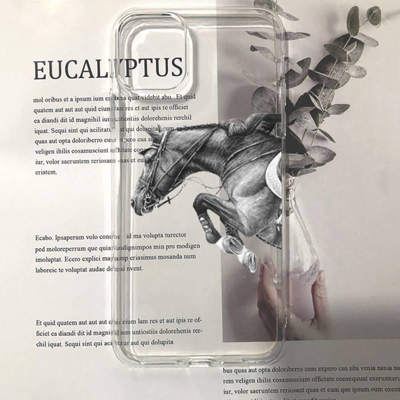 Beauty Horse Phone Case For Iphone 13 11 12 Pro Xs Max 8 7 6 6s Plus X 5s Se 2020 Xr Case Slim Profile Cute Printed Designer Snap On Case