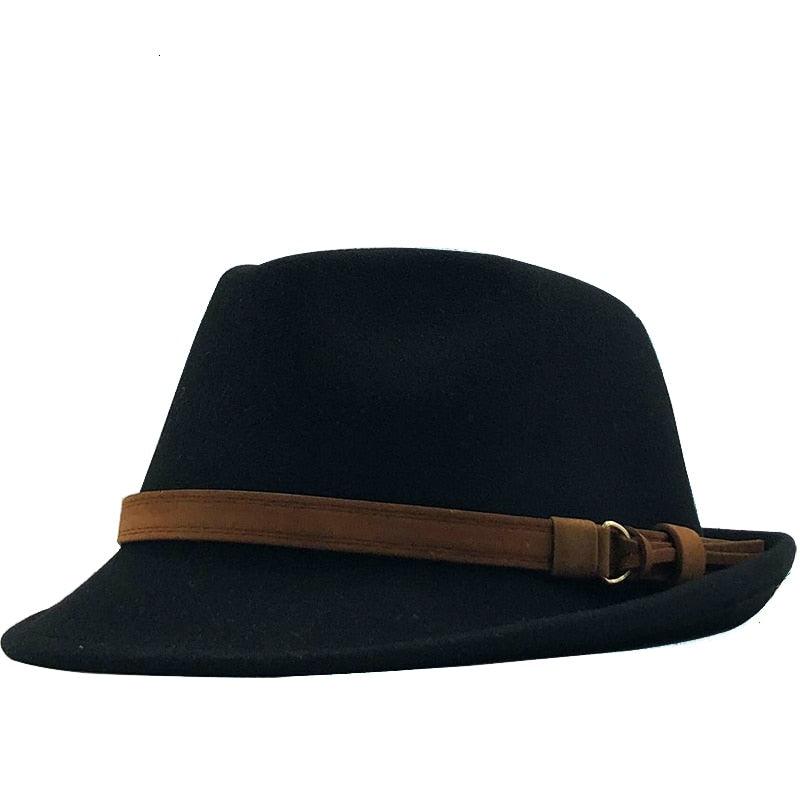 New Casual Women Men Fedora Hat For Winter Autumn Women's  Vintage Hat With Belt Buckle For Men Home Party Daily Clothing Accessories Elegant Men Hat