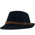 New Casual Women Men Fedora Hat For Winter Autumn Women's  Vintage Hat With Belt Buckle For Men Home Party Daily Clothing Accessories Elegant Men Hat