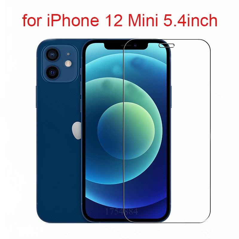 10 Pieces Tempered Glass For iPhone 11 Pro Max 6 6s 7 8 Plus 5 5s SE 2020 Screen Protector Film For iPhone 12 Pro X XS Max XR 4s Shatterproof Tempered Glass for iPhone