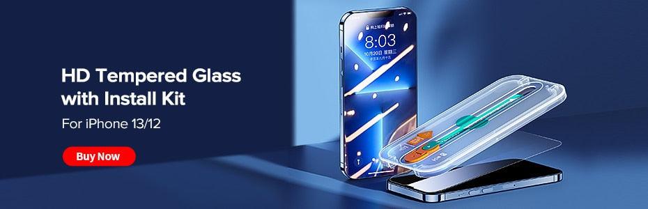 2PCS Screen Protector Tempered Glass For iPhone 14 13 12 Pro Max Full Cover Protective Glass For iPhone 13 Pro Max 9H Hardness Anti-Scratch Shockproof Protection Screen Cover Shield