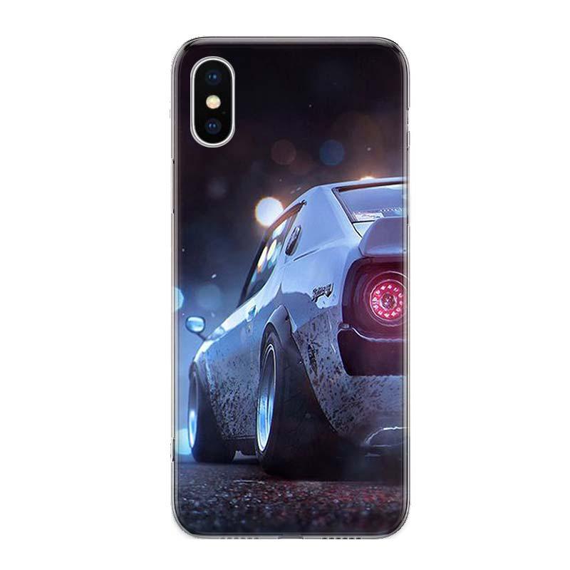 Cool Sports Car Phone Case For Iphone 14 13 12 11 Pro Max Mini X Xs Xr 6 6s 7 8 Plus 5 5s Se Cover Soft Shockproof Silicone Gel Rubber Phone Case