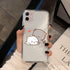 Cat Phone Case For Iphone 11 12 13 Mini Pro Xs Max 8 7 6 6s Plus X 5s Se 2020 Xr Case Polycarbonate Printed Colorful Design Silicone Phone Case