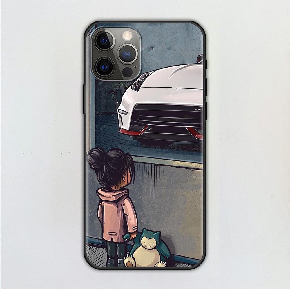 Best Phone Case For Iphone 14 11 13 12 Pro Max Mini X Xs Xr 6 6s 7 8 Plus Boy Sport Car Protective Flexible Soft Tpu Clear Phone Case