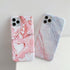 White Gray Marble Slim Soft Clear Bumper Full-Body Protective Phone Case Cover Glossy Marble Texture Cover for iPhone 11 14 Pro Max 14Plus 12 13 Mini X XR XS Max Soft Back Case