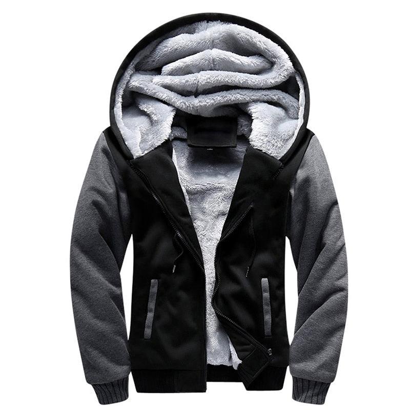 Men's Winter Jacket Camouflage Thick Warm Jackets Hooded Long Sleeve Jacket Man Casual Hoodies Men Winter Sweatshirt Warm Soft Jacket Men's Clothing Heavyweight Jacket Ideal Gift For Friends