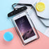 Universal Simple Colorful Waterproof Case For iPhone Cover Bag Cases For Phone Water proof Phone Case Luminous Frame Waterproof Phone Case Large Size Waterproof Phone Pouch For iPhone Case & Strap