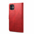 Luxury Red Leather Magnetic Flip Case For Iphone 14 12 13 11 11 Pro Max Xr Xs Max X  Wallet Cover For iphone Leather Wallet Case Card Slots Kickstand Magnetic Buckle Flip Phone Cover