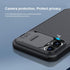 Super Hard Back Soft Shock Absorb Cover for iPhone 13 Pro Max Case Slide Camera Business Black Elegant Back Cover for iPhone 13 Mini 13 Pro Max Case