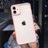 Transparent Shockproof Bumper Phone Case For iPhone 11 12 13 14 Pro Max Mini Cute Candy Color Hard Cover  Luxurious Translucent Case for iPhone