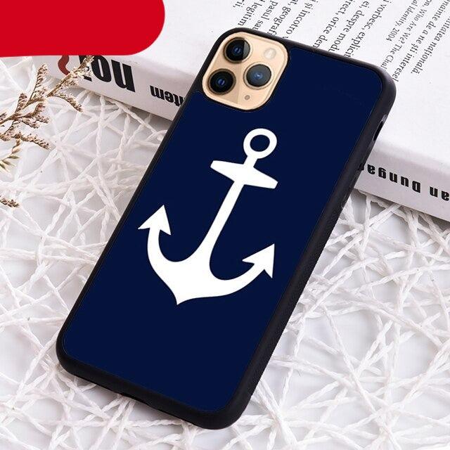 Blue Boat Anchor Printing Drawing Protection Phone Case For Iphone 14 Se 6 7 8 Plus Xr Xs 11 12 13 Pro Max Galaxy S21 22 Silicone Case Toy Story Protective Cover For Iphone