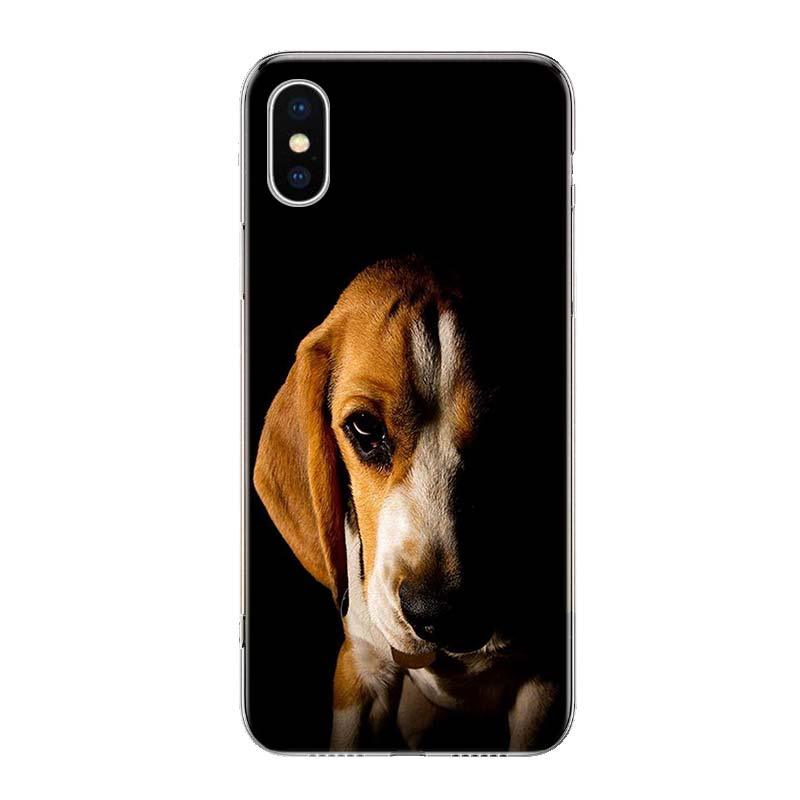 Beagle Dog Phone Case For Iphone 11 13 14 Pro Max 12 Mini Phone Case X Xs Xr 6 6s 8 7 Plus Se 5 5s Cover Snuggle Beagle Puppy Dog Hard Case