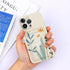 Charming Silicone Soft Anti-Scratch Cases For iPhone 13 Pro Max Case Silicone Wallet Card Holder Cover For iPhone 13 Mini 13ProMax 13Pro Flower Butterfly Beautiful Design Card Holder iPhone Case