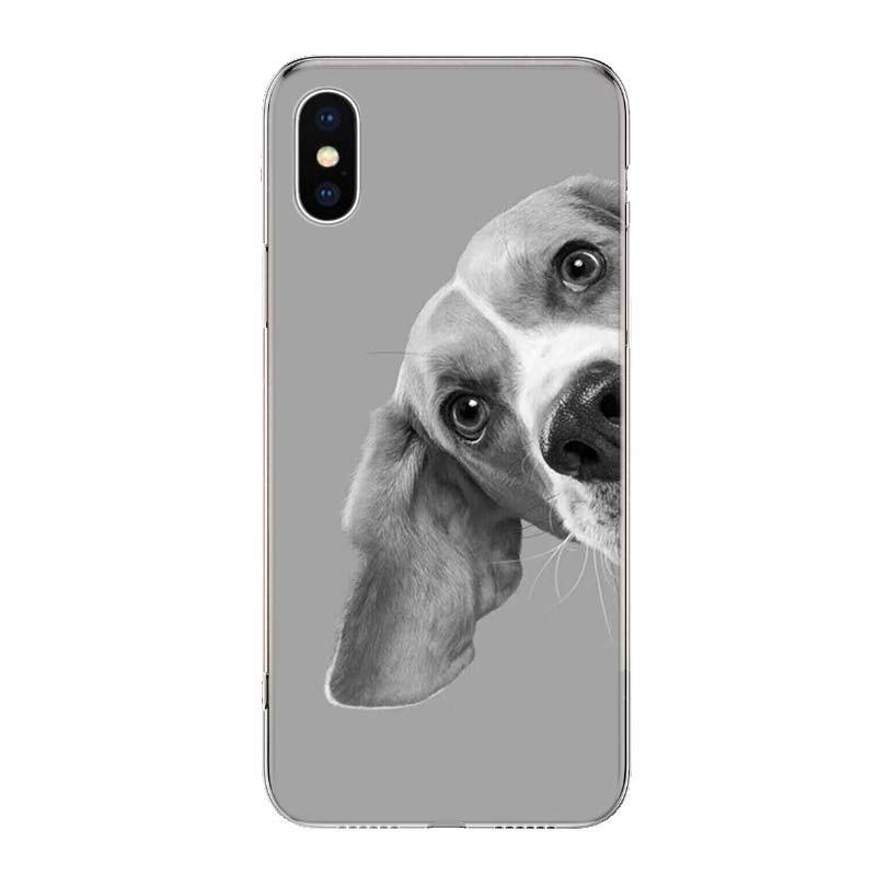 Beagle Dog Phone Case For Iphone 11 13 14 Pro Max 12 Mini Phone Case X Xs Xr 6 6s 8 7 Plus Se 5 5s Cover Snuggle Beagle Puppy Dog Hard Case