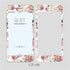 3D Curved Edge Tempered Glass for iPhone 6 6s 7 8 Plus Fashion Flowers Pattern Screen Protector Protective Film Tempered Glass Screen Protector Designed for iPhone