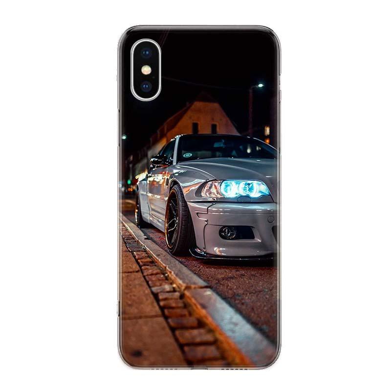 Cool Sports Car Phone Case For Iphone 14 13 12 11 Pro Max Mini X Xs Xr 6 6s 7 8 Plus 5 5s Se Cover Soft Shockproof Silicone Gel Rubber Phone Case