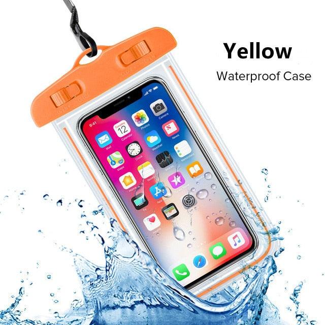 Universal Waterproof Phone Case Water Proof Bag Mobile Cover For iPhone 13 12 11 Pro Max X Xs 8 Waterproof Pouch Phone Black Underwater Case