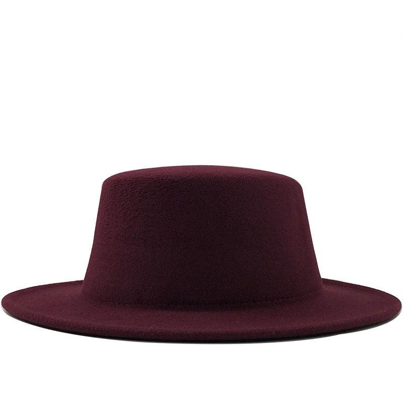 Winter Autumn Woolen Women Men Fedora Hats Fashionable Women Classic Wide Brim Fedora Hat Adjustable Big Fedoras Hat Luxury Brim Fedora Hat Summer Men Classic Hat