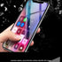 10D Curved Edge Aluminum Alloy Tempered Glass for iPhone X XS MAX 11 12 Pro Max mini 6 6S 7 8 Plus Full Cover Screen Protector  Titanium Alloy Metal Edge Full Coverage Front Tempered Glass Screen Protector for iPhone