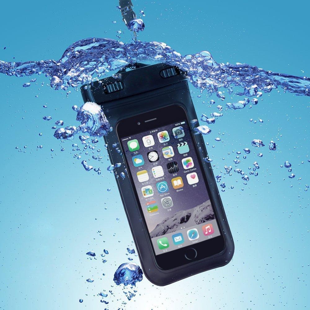 Universal Waterproof Case For iPhone X XS MAX 8 7 Cover Pouch Bag Cases Water proof Phone Case Phone Pouch for Underwater Pictures and Video Recording Waterproof Phone Compatible with iPhone