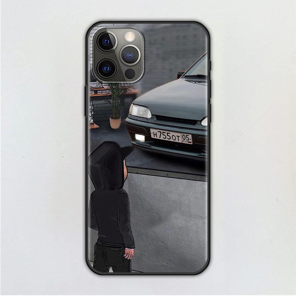 Best Phone Case For Iphone 14 11 13 12 Pro Max Mini X Xs Xr 6 6s 7 8 Plus Boy Sport Car Protective Flexible Soft Tpu Clear Phone Case