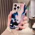 Marble Pattern Slim Shockproof Protective Soft Design for Girls Women Cute Case Cover For iPhone 13 Pro Max Glitter Marble Phone Case For iPhone 12 11 Pro Max XS Max XR Shockproof Cover