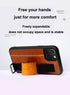 Classic Vintage Design Leather Belt Style With Strap Case for iPhone 14 13 12 Mini 11 Pro Max XS XR Max 8 7 6S Plus PU Leather Wristband Card Holder Full Cover Business Simple Iphone Case For Men And Women