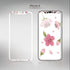 Flowers Cartoon Screen Protector For iPhone 13 12 11 Pro Max Soft Edge Tempered Glass on For iPhone XS MAX XR 7 8 PLUS Lovely Easy Installation Frame 9H Hardness Full Coverage Bubble Free Cute Lovely Cherry Blossom Design Glass For iPhone