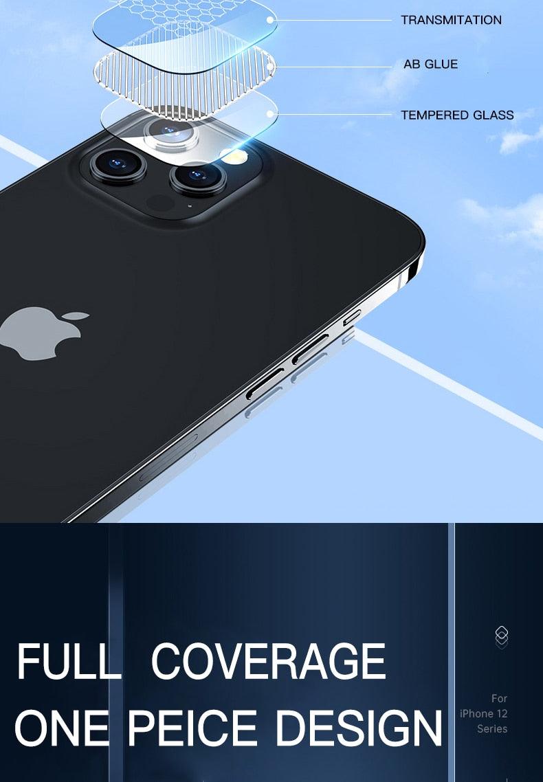 Colourful Tempered Glass Protective Film For iPhone 13 12 11 Pro Max Back Cover Camera Lens Screen Protector For iPhone 13 Mini Camera Lens Protective Lens Film