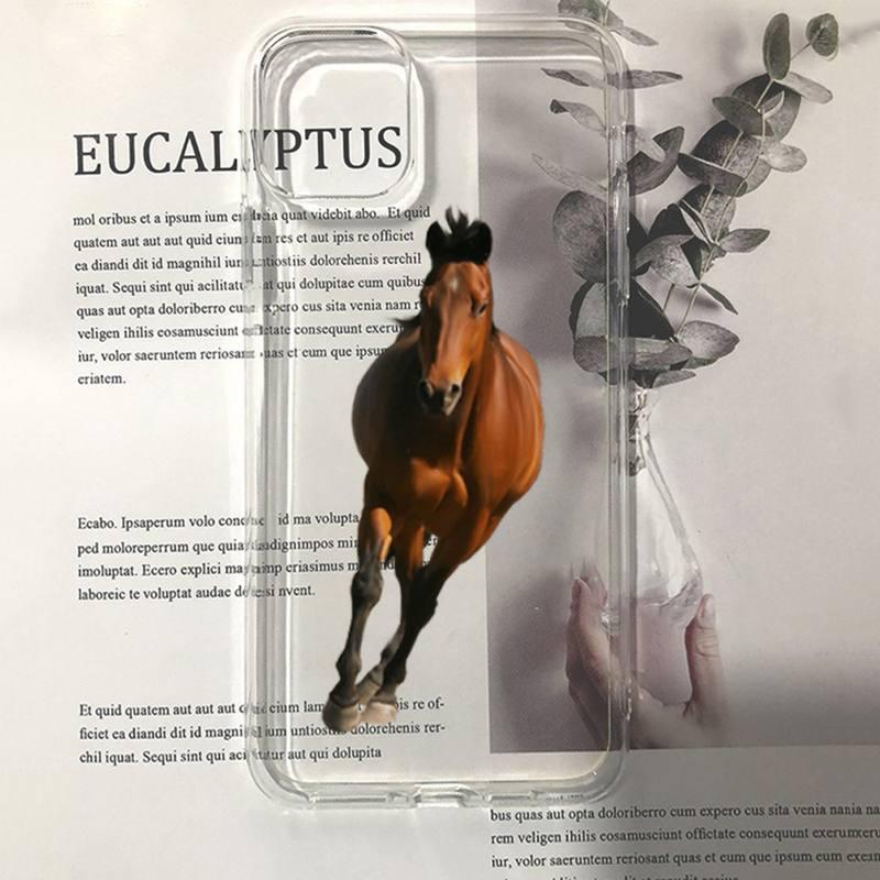 Beauty Horse Phone Case For Iphone 13 11 12 Pro Xs Max 8 7 6 6s Plus X 5s Se 2020 Xr Case Slim Profile Cute Printed Designer Snap On Case