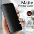 HD Matte Anti-spy Screen Protectors for Iphone 12 11 Pro Max Mini X XR XS Privacy Ceramic Film on 13 Pro MAX 6 7 8 Plus No Glass Anti-Spy Tempered Glass Film Upgrade 9H Hardness Case Friendly Easy Installation Bubble Free Screen Protector