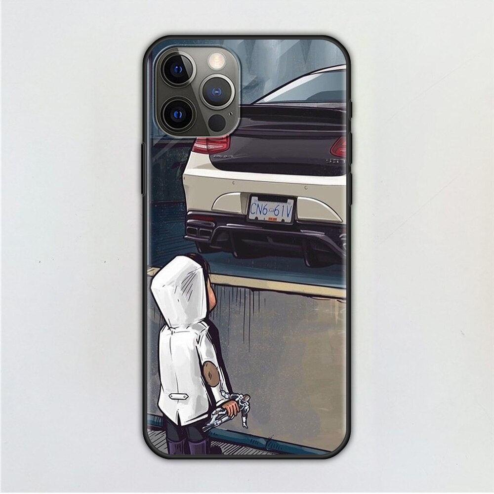 Best Phone Case For Iphone 14 11 13 12 Pro Max Mini X Xs Xr 6 6s 7 8 Plus Boy Sport Car Protective Flexible Soft Tpu Clear Phone Case