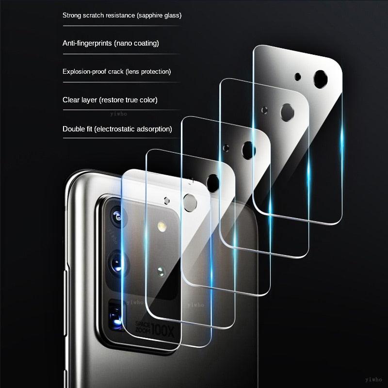 5PCS Tempered Glass For iphone 13 Pro Max Mini Camera Lens Protectors Film For 12 11 se3 se 2022 2020 6 7 8 plus  Tempered Glass Camera Protector Case Friendly Camera Lens Protector For iPhone