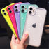 Shiny Candy Color Glitter Transparent Phone Case For iPhone 11 Pro X XR XS Max 7 8 Plus 6 6s Soft Silicone Cover Screen Protection Crystal Clear Glitter Transparent Soft Bumper Silicone Sparkling Cover