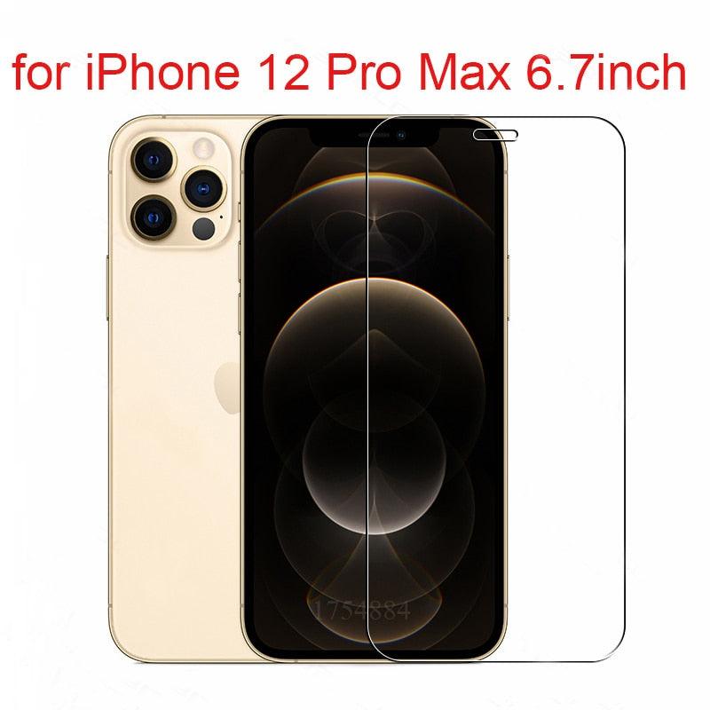 10 Pieces Tempered Glass For iPhone 11 Pro Max 6 6s 7 8 Plus 5 5s SE 2020 Screen Protector Film For iPhone 12 Pro X XS Max XR 4s Shatterproof Tempered Glass for iPhone