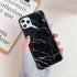 White Gray Marble Slim Soft Clear Bumper Full-Body Protective Phone Case Cover Glossy Marble Texture Cover for iPhone 11 14 Pro Max 14Plus 12 13 Mini X XR XS Max Soft Back Case