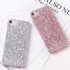 Shinning Glitter Cases For iphone 6 6S 8 Plus X 5SE 5 5S Soft Sparkly Phone Case for Women Girls Sparkle Design Anti-Scratch Soft Slim Fit Shockproof Protective Case Cover