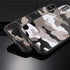 Army Green Camouflage Case For iPhone 11 12Pro 13 Pro Max SE X XR XS Max 6 6S 7 8 Plus Soft Silicone Back Cover Black And White Camo Camouflage Thin Design Durable Hard Plastic Protective Case