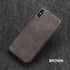 Ultra Thin Phone Cases For iPhone 13 6 7 14Plus XS Max Cover Leather Skin Soft Silicone Case For iPhone XR X 11 12 Pro Case Anti-Scratch iPhone Xs max Cover Genuine Leather iPhone Cases for iPhone