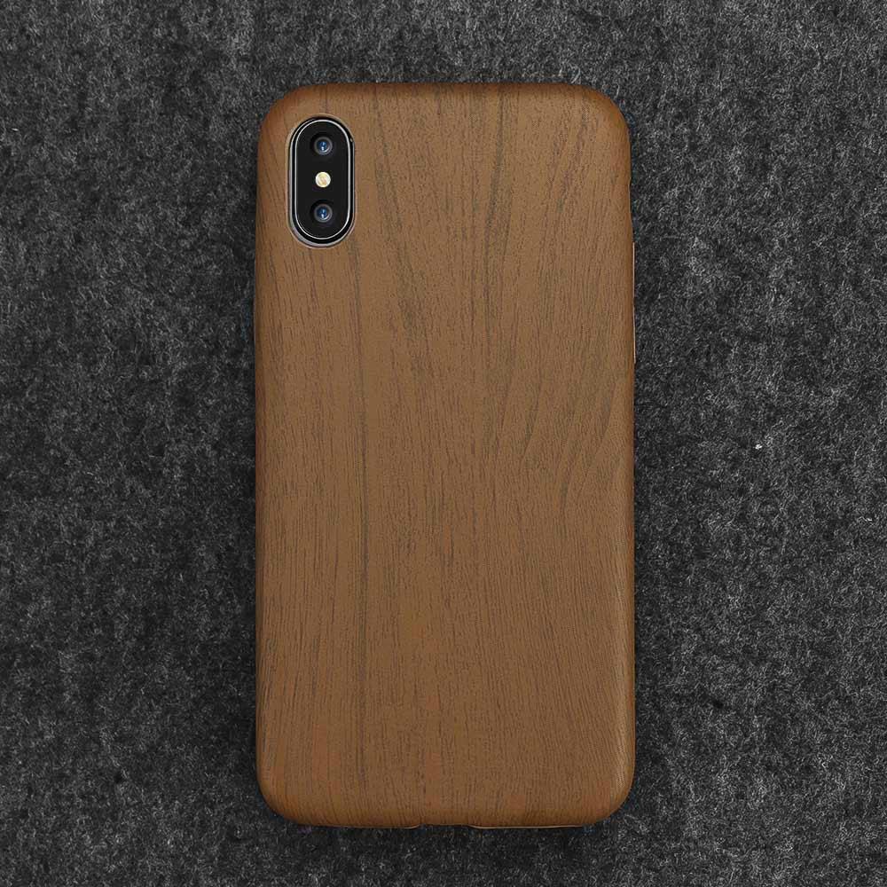 Classy Vintage Design Genuine Natural Wood Phone Case Wooden Texture Back Case For iPhone11 Case Luxury Phone Cover For iPhone 6 6s 7 8 plus 11 Pro max Case New Fashion Soft Case