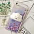 3D  Cat Case For Iphone 5s Se 7 7 Plus Case Liquid Quicksand Glitter Silicone Case For Iphone 8 8 Plus X 6 6s Cover  Rubber Silicone Phone Case